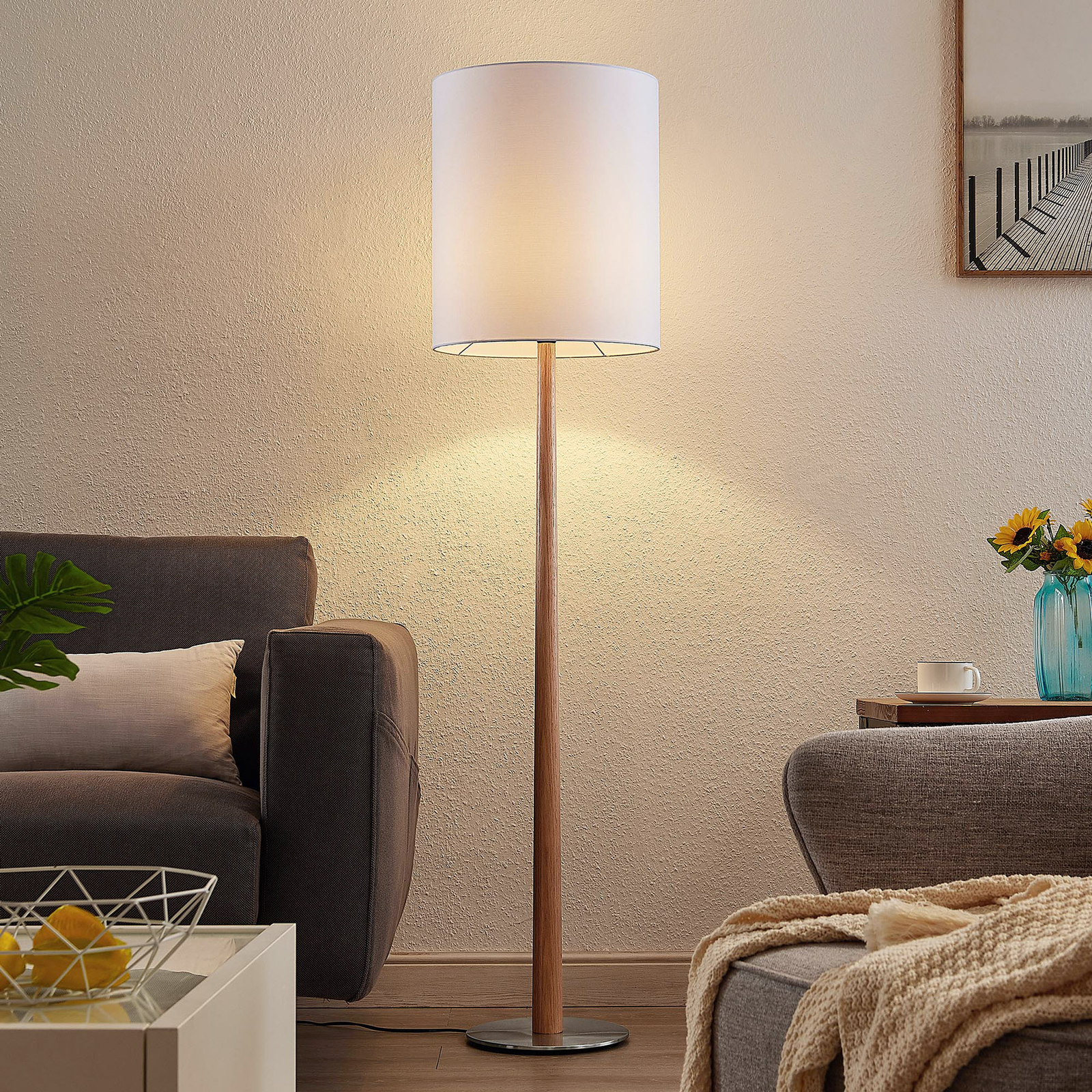 Lucande Heily-lattiavalo, Lieriö, 45 Cm, Valkoinen - Image 9