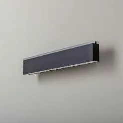 Lucande Henner -LED-seinävalo Musta, 60 Cm