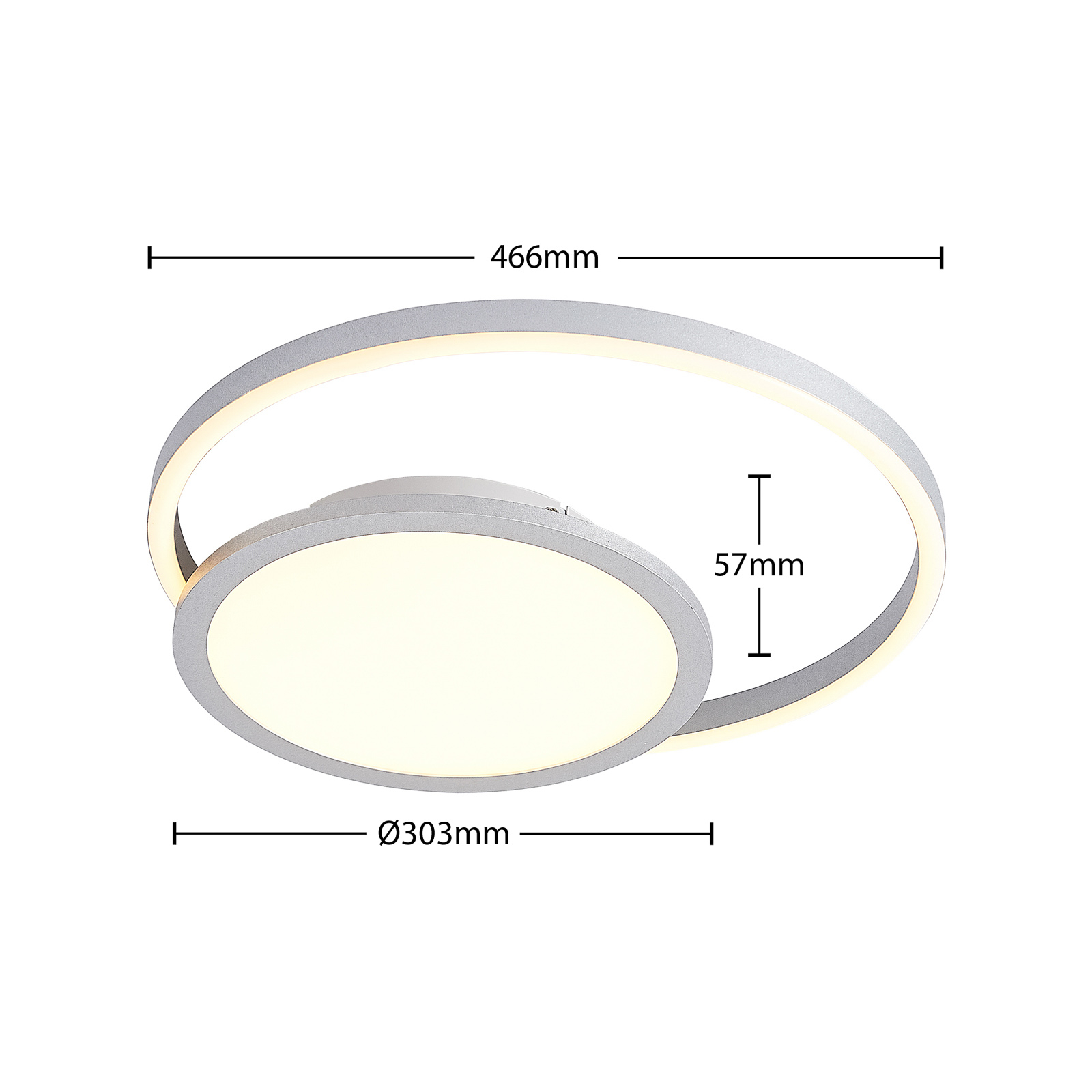 Lucande Irmi -LED-kattovalaisin - Image 6