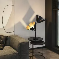 Lucande Jemmily -pöytävalaisin, 2-lamppuinen