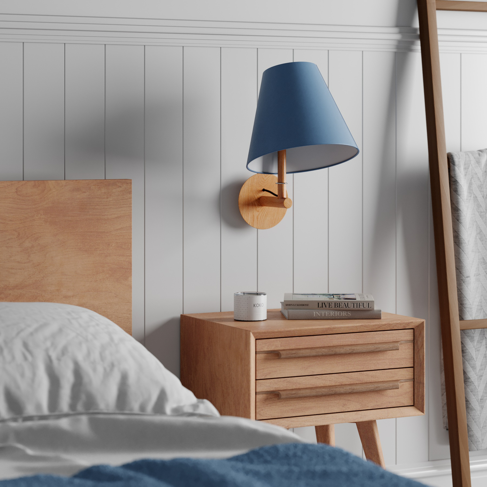 Lucande Jinda -seinälamppu Puurunko, Kangas - Image 2