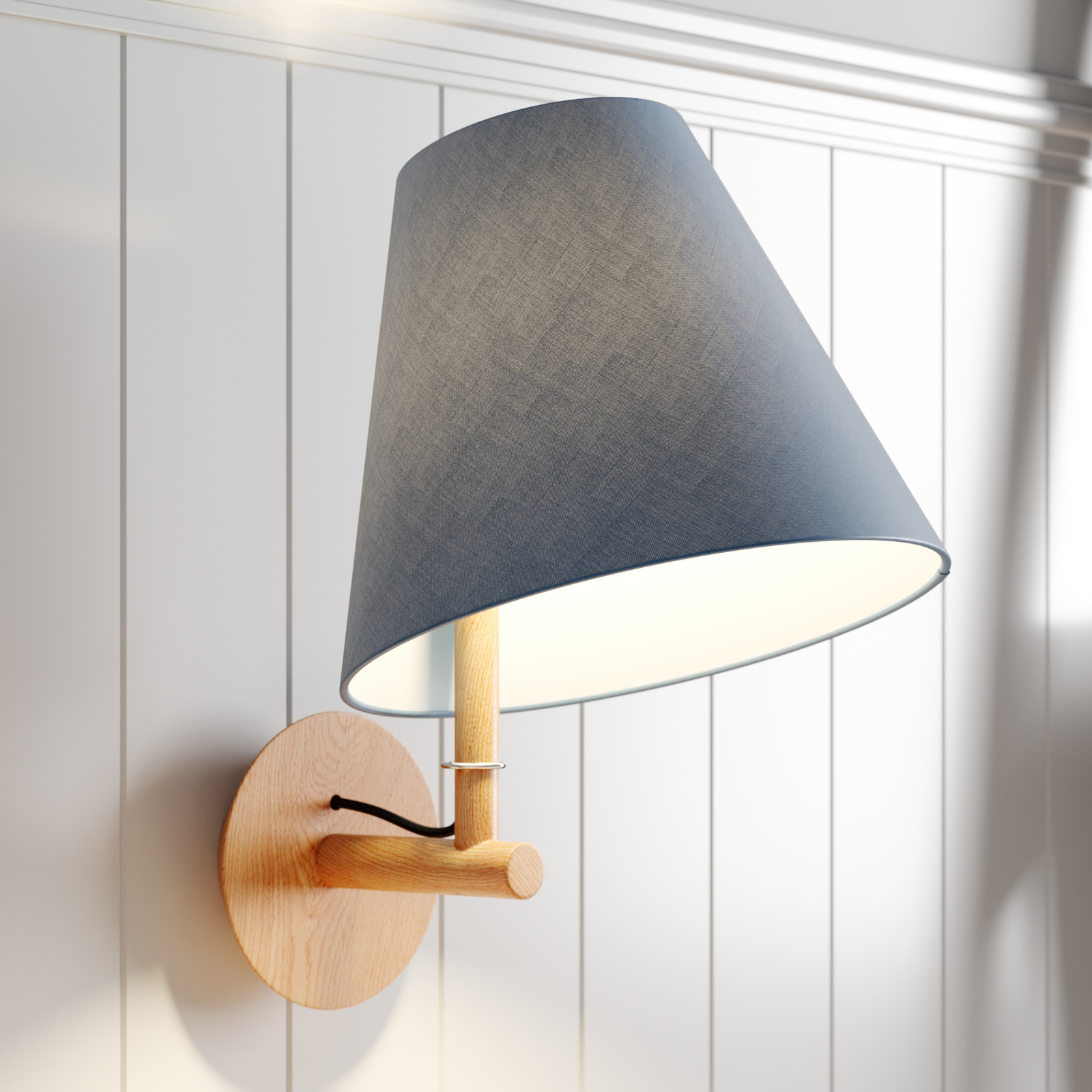 Lucande Jinda -seinälamppu Puurunko, Kangas - Image 9