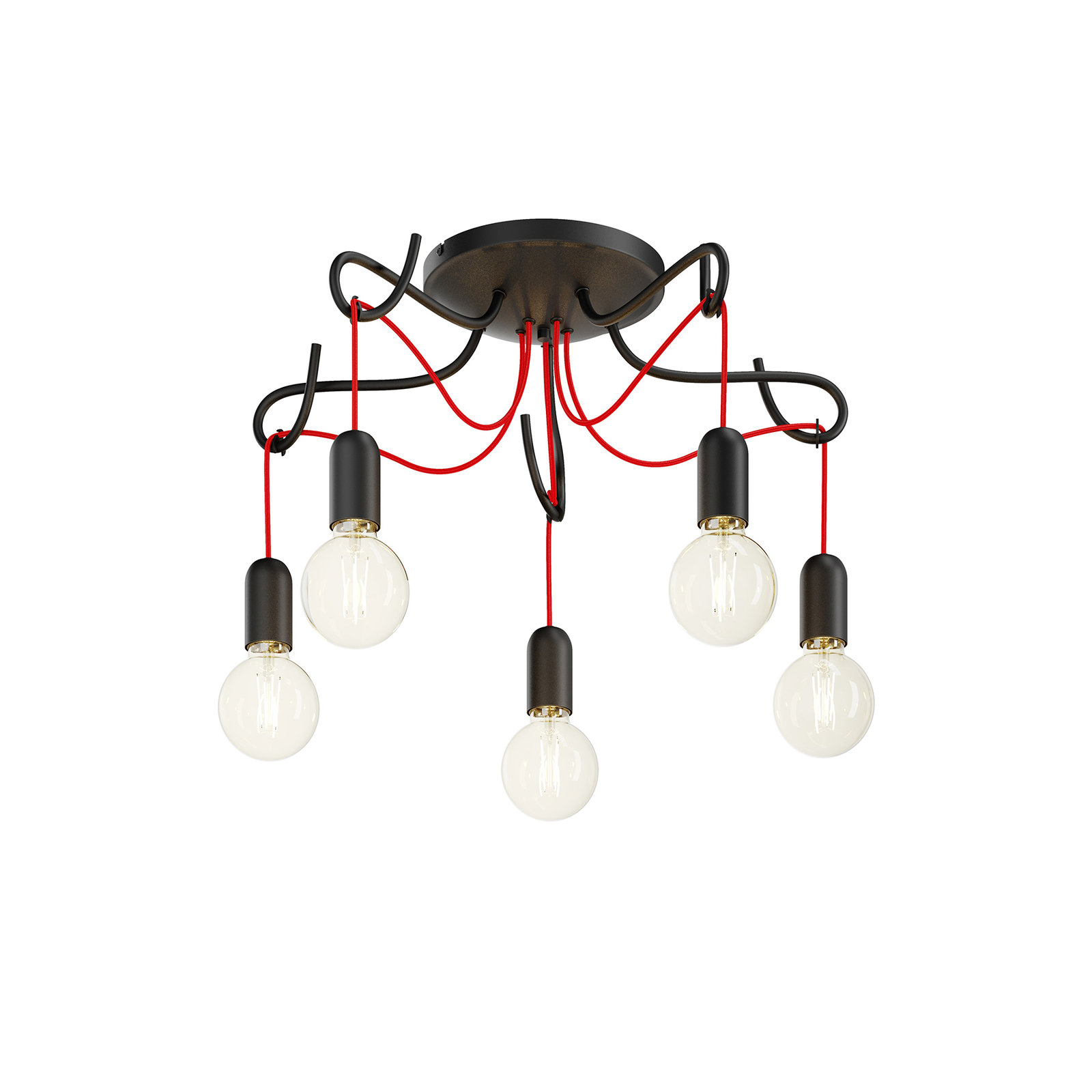 Lucande Jorna -kattovalaisin, 5-lamppuinen - Image 5