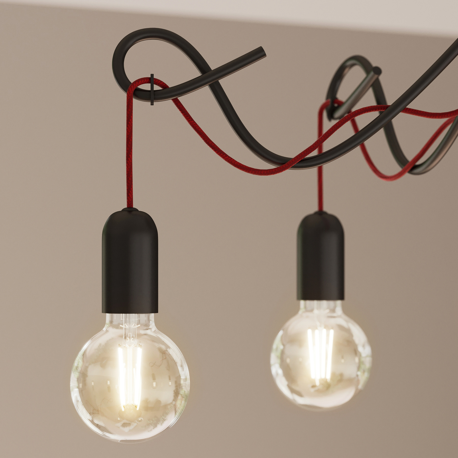 Lucande Jorna -riippuvalo, 5-lamppuinen - Image 4