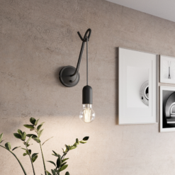 Lucande Jorna-seinävalaisin, Musta, Harmaa Johto