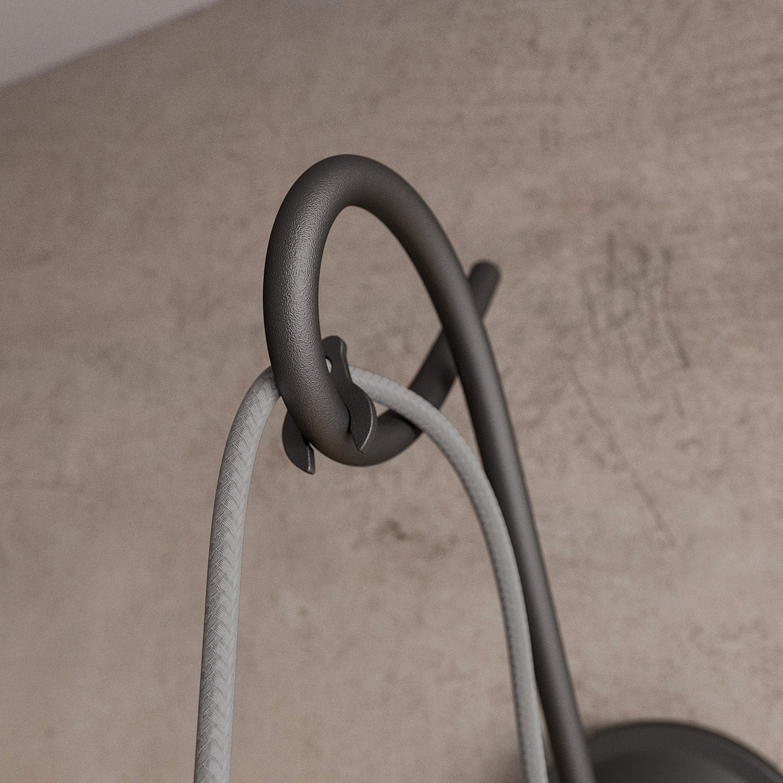 Lucande Jorna-seinävalaisin, Musta, Harmaa Johto - Image 4