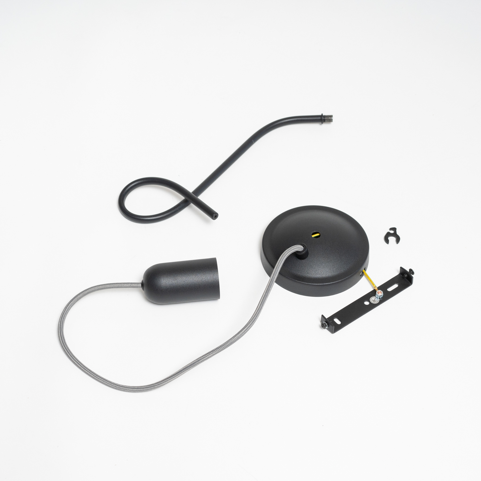 Lucande Jorna-seinävalaisin, Musta, Harmaa Johto - Image 7