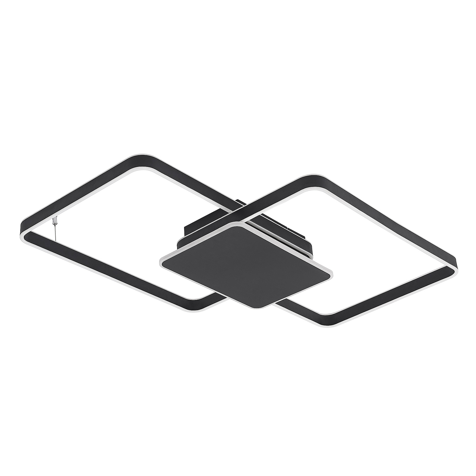 Lucande Kadira -LED-kattovalaisin 102 Cm, Musta - Image 3