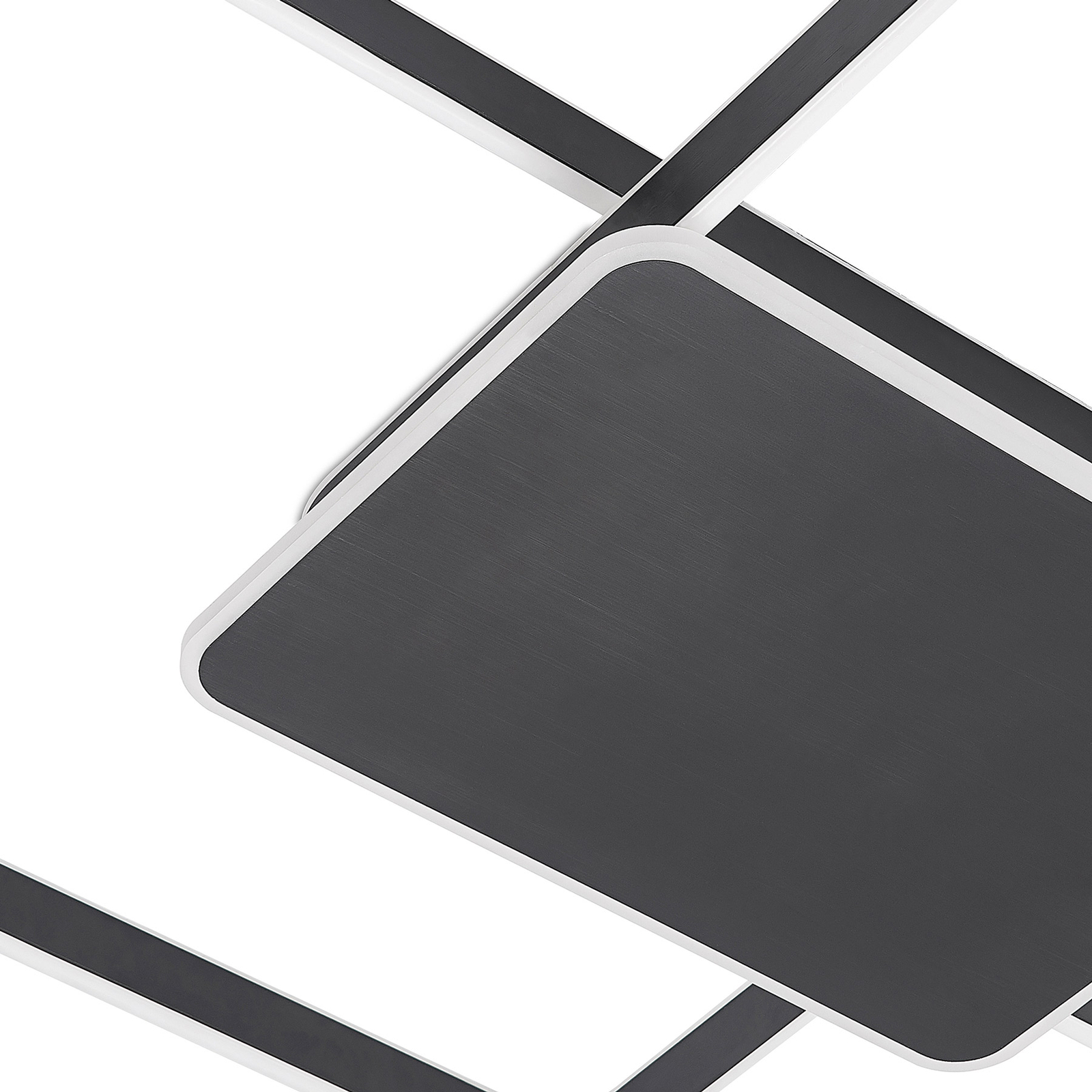 Lucande Kadira -LED-kattovalaisin 102 Cm, Musta - Image 6