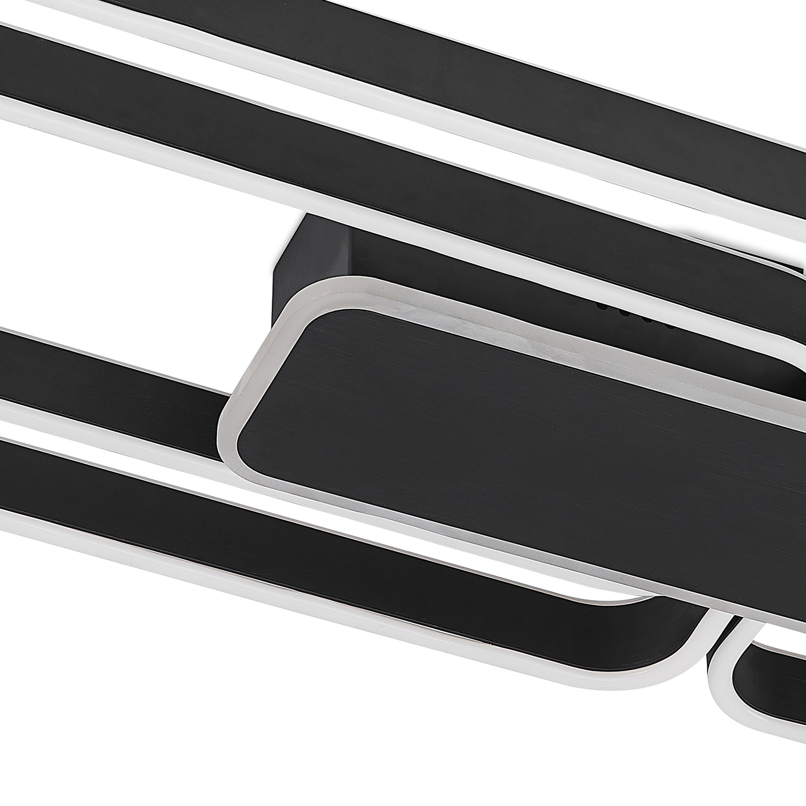 Lucande Kadira -LED-kattovalaisin 120 Cm, Musta - Image 6