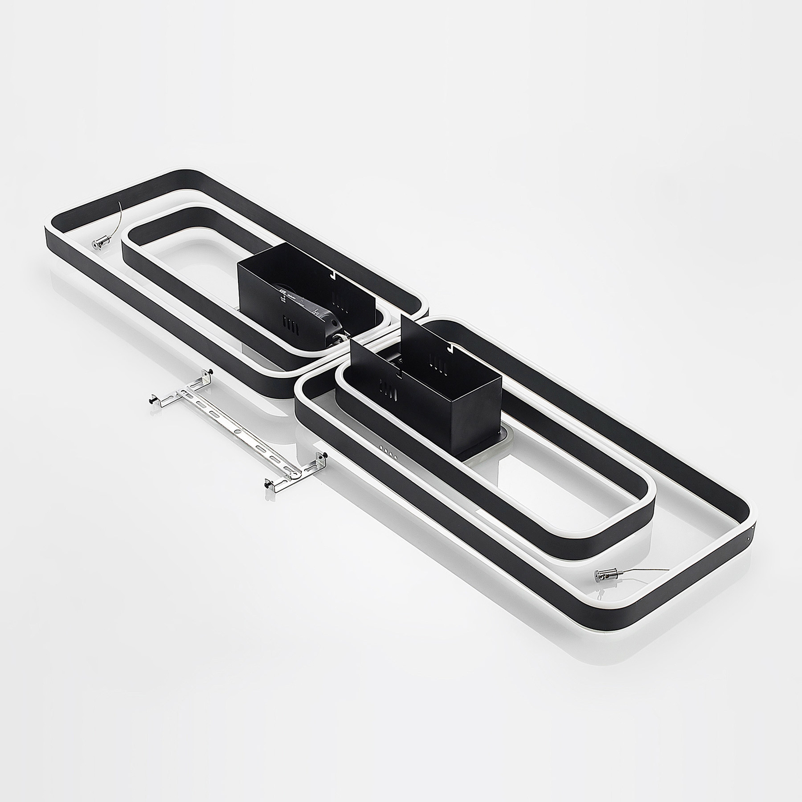 Lucande Kadira -LED-kattovalaisin 120 Cm, Musta - Image 8