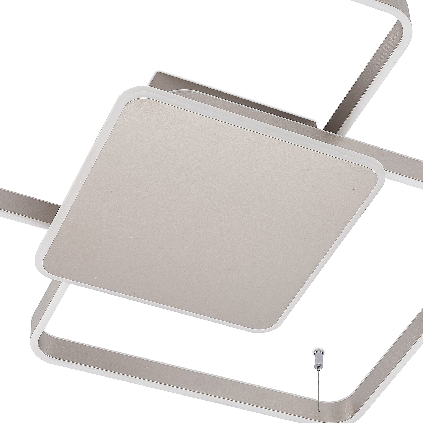 Lucande Kadira -LED-kattovalaisin 70 Cm, Nikkeli - Image 6