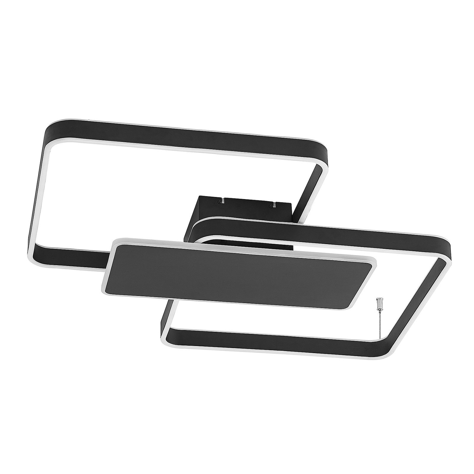 Lucande Kadira -LED-kattovalaisin 80 Cm, Musta - Image 3