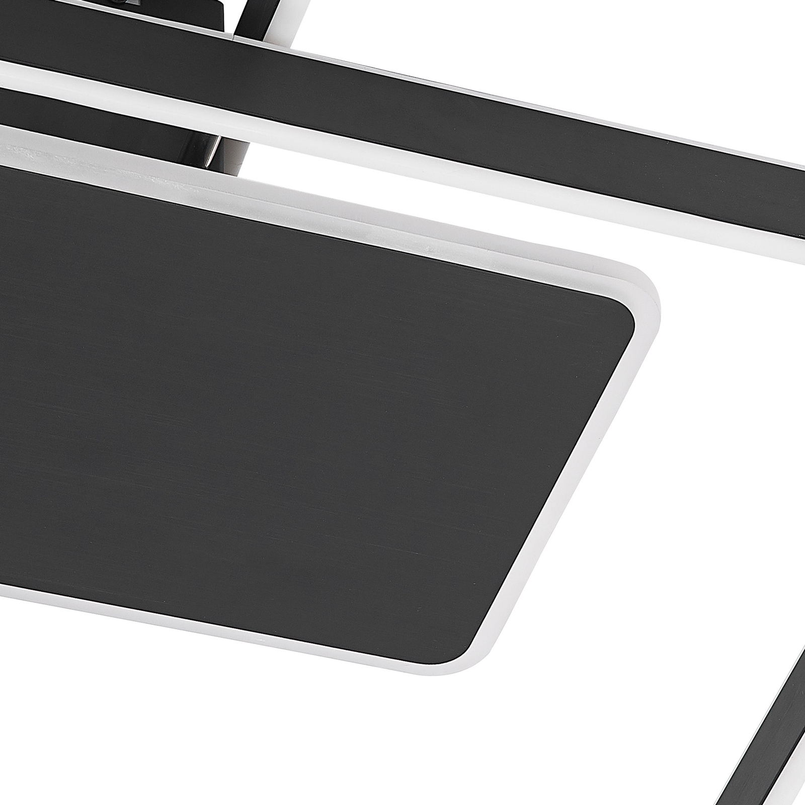 Lucande Kadira -LED-kattovalaisin 80 Cm, Musta - Image 6