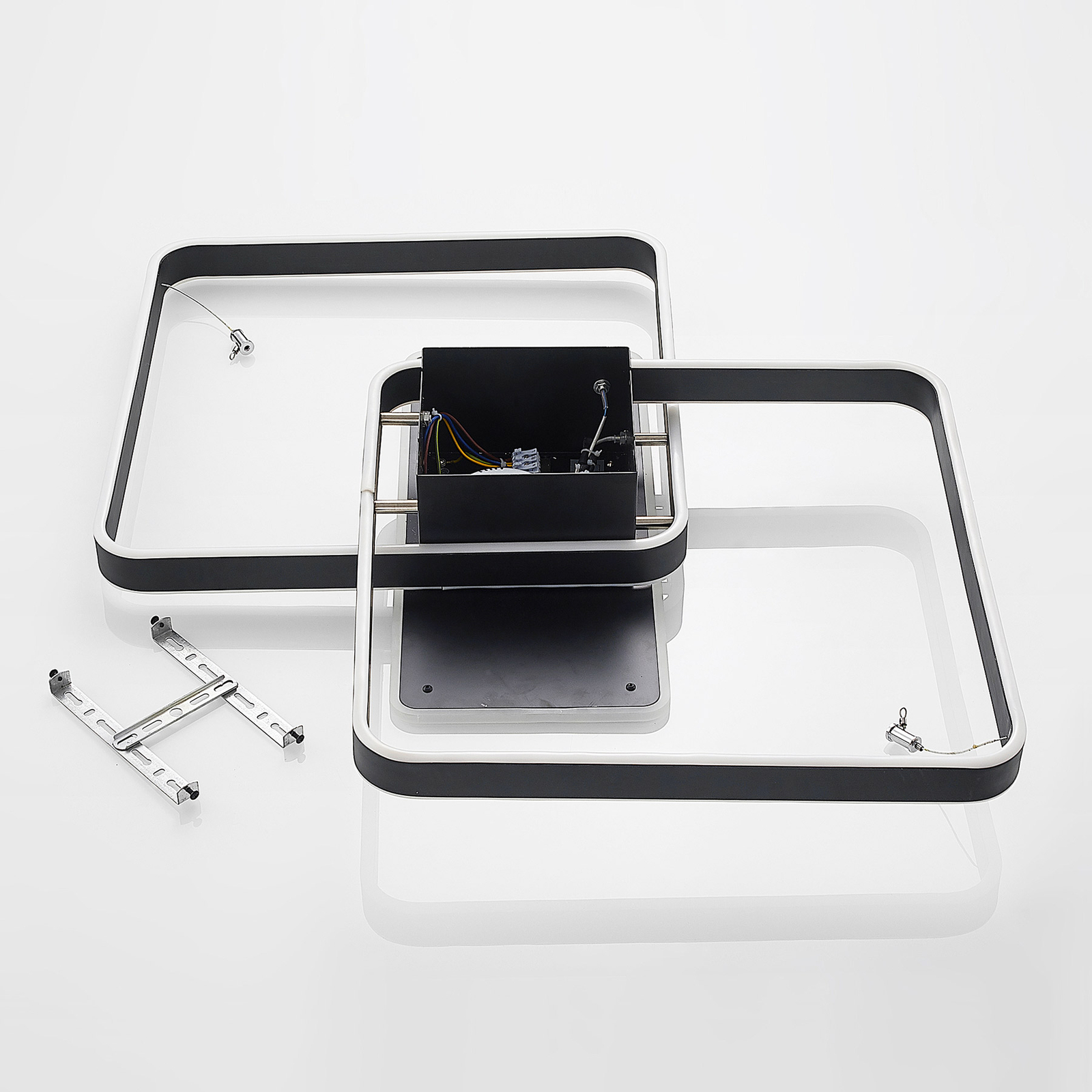 Lucande Kadira -LED-kattovalaisin 80 Cm, Musta - Image 8