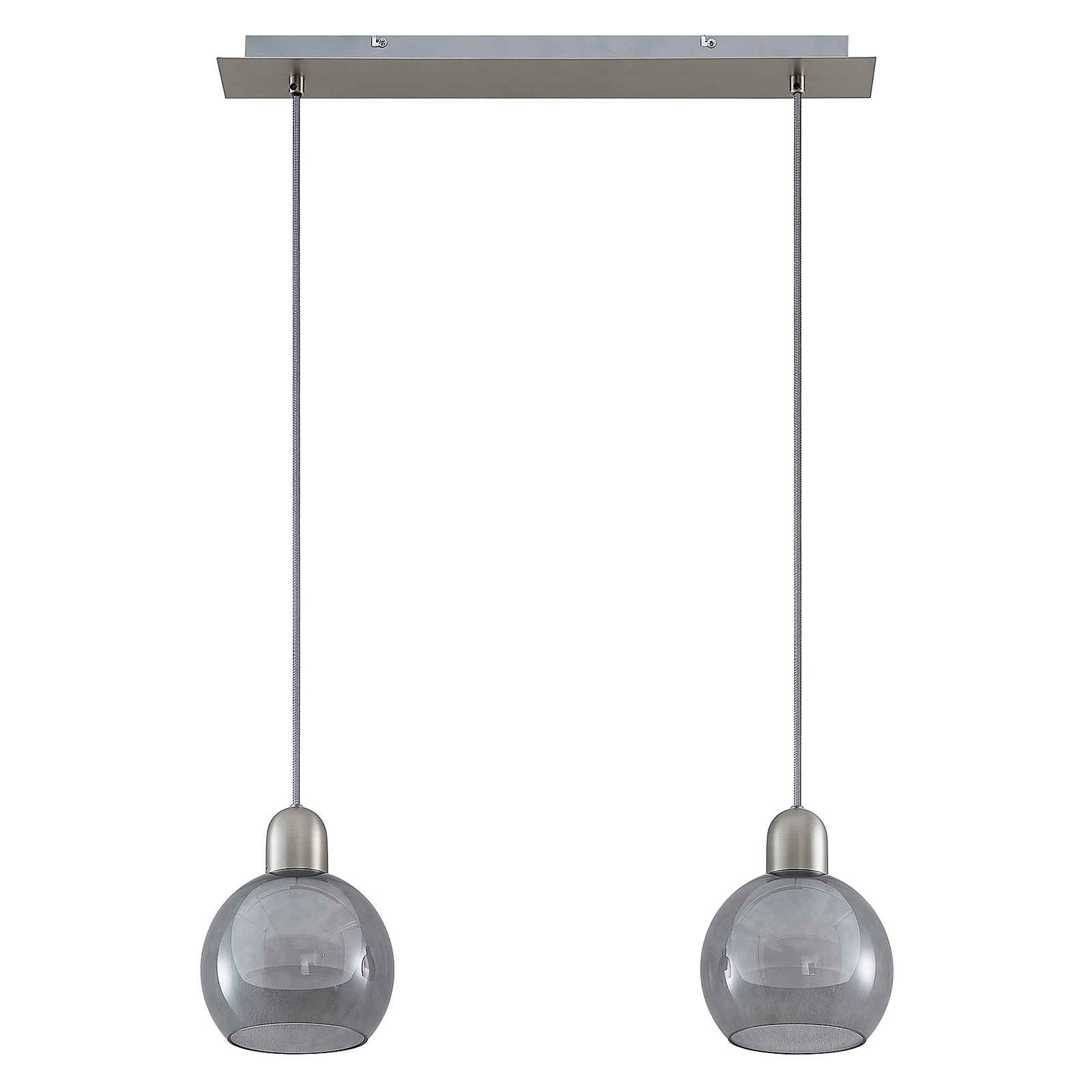 Lucande Kaiya -riippuvalo Lasia, 2-lamppuinen - Image 2