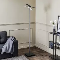 Lucande Kamari -LED-lattiavalo, Antras., Lukuvarsi