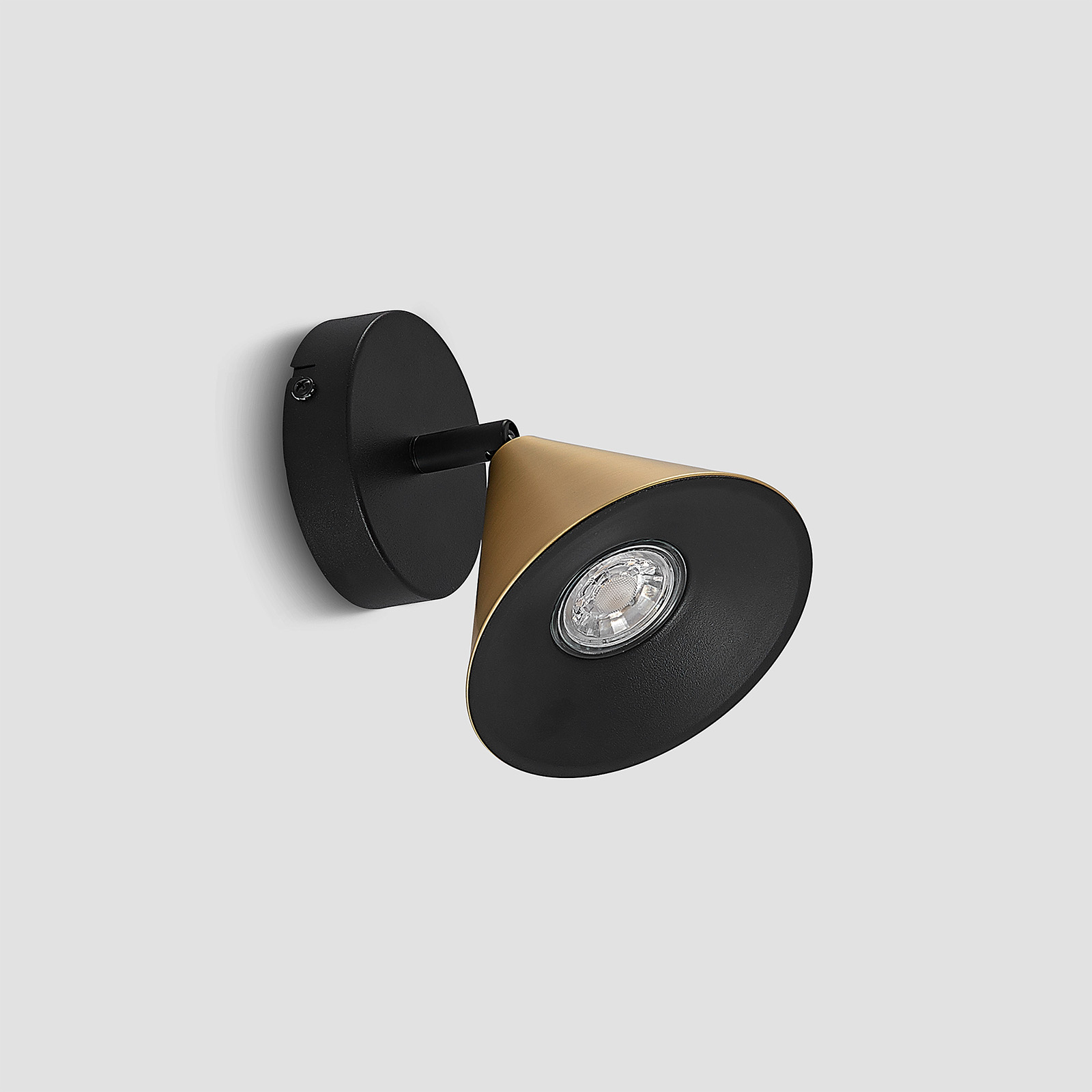 Lucande Kartio -kattovalaisin, 1-lamp., Messinki - Image 8