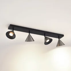 Lucande Kartio -kattovalaisin, 4-lamppuinen