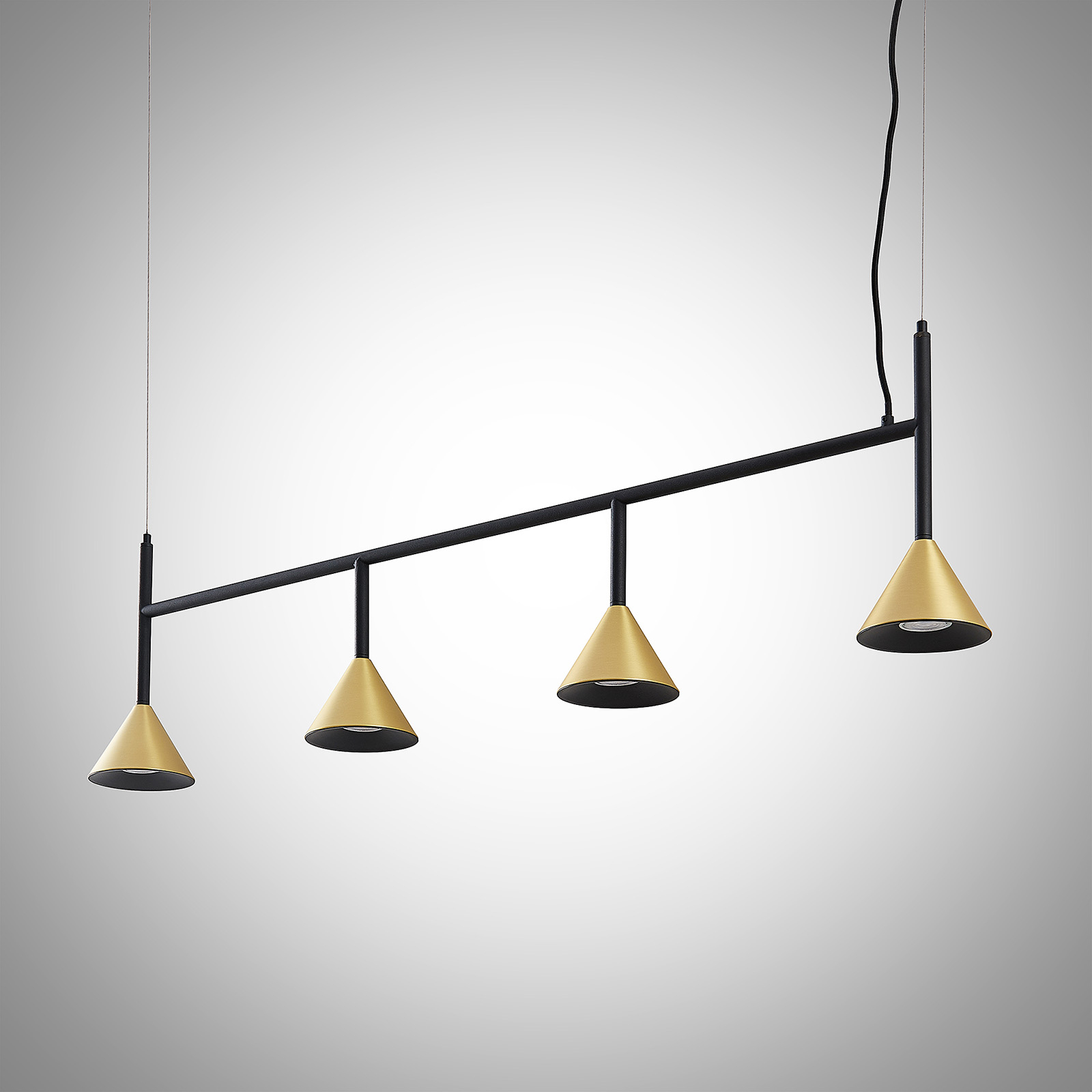 Lucande Kartio -riippuvalaisin, Messinki - Image 4