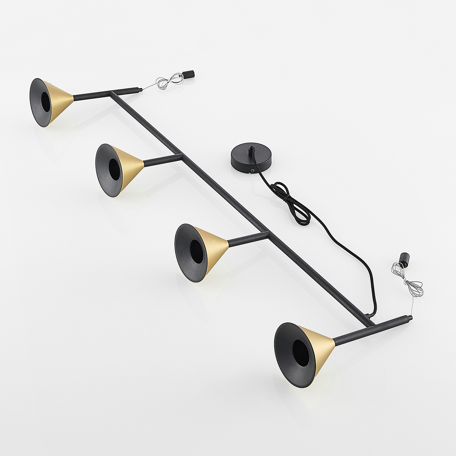 Lucande Kartio -riippuvalaisin, Messinki - Image 8