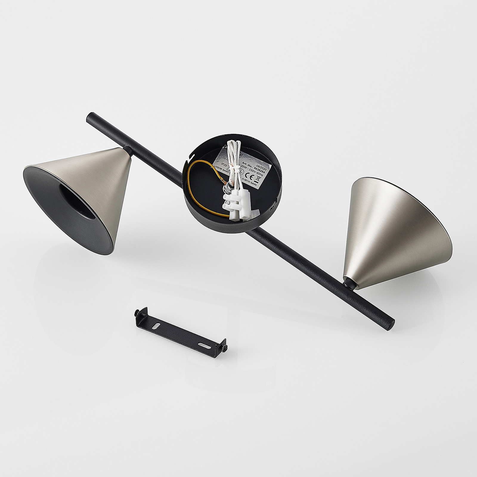 Lucande Kartio -seinälamppu, 2-lamppuinen, Up Down - Image 8