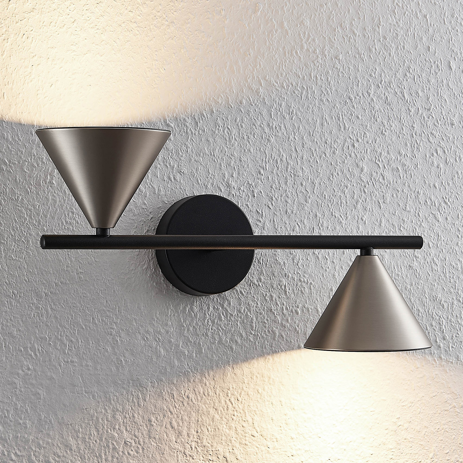 Lucande Kartio -seinälamppu, 2-lamppuinen, Up Down - Image 9