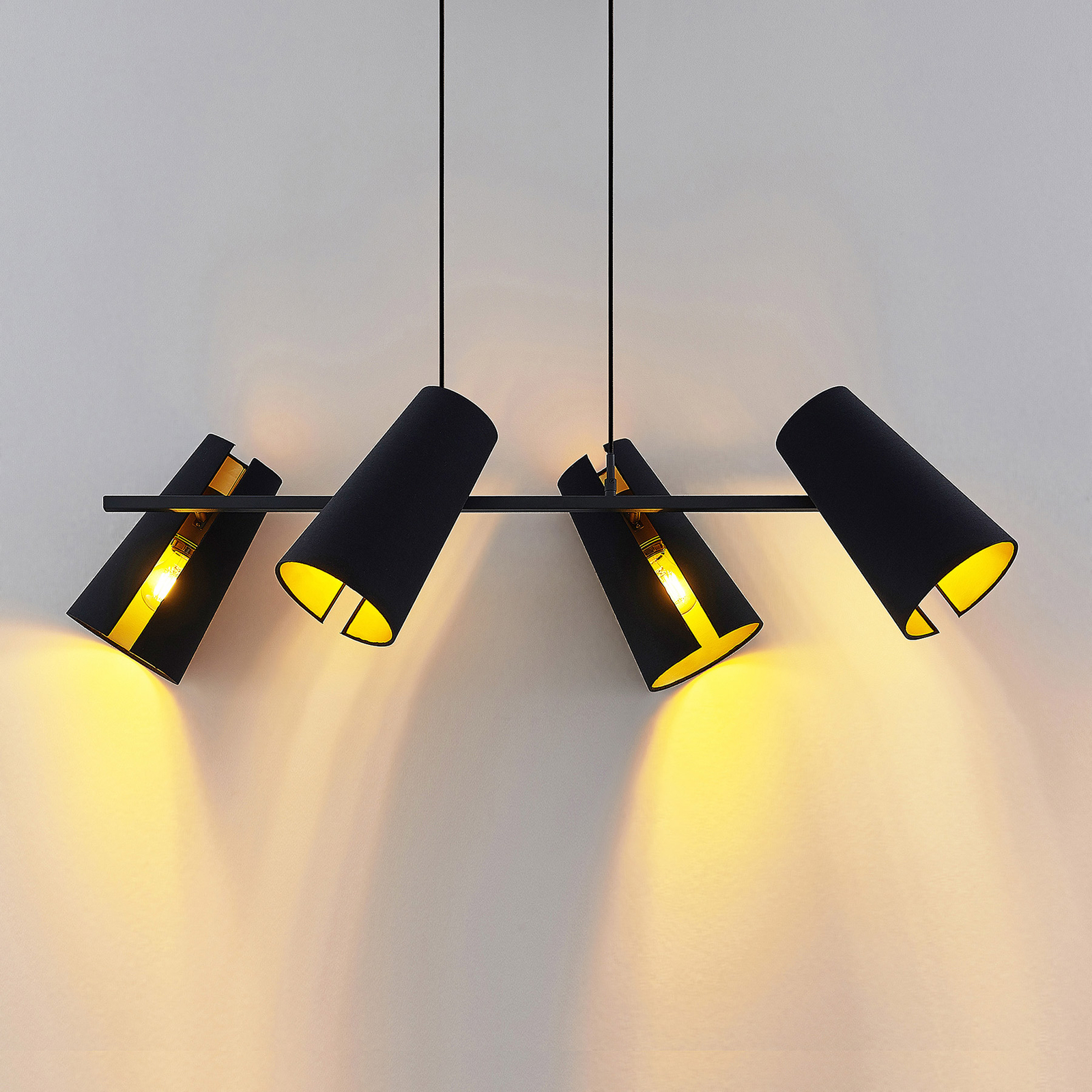 Lucande Kemoni -riippuvalaisin, 4-lamppuinen - Image 5