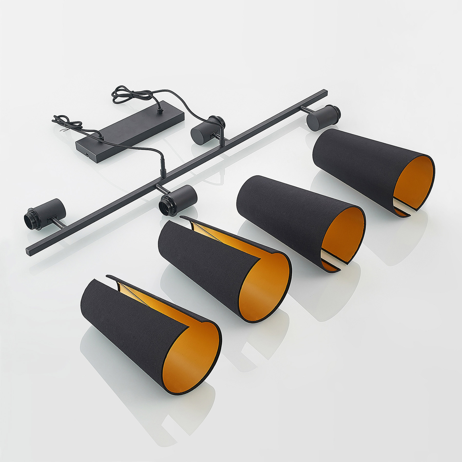 Lucande Kemoni -riippuvalaisin, 4-lamppuinen - Image 7