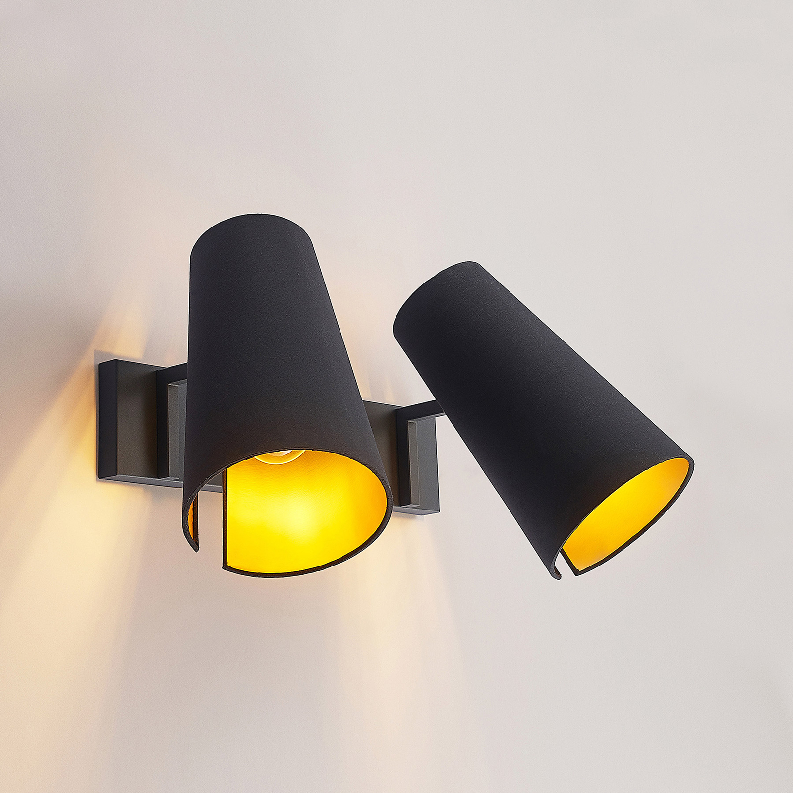 Lucande Kemoni -seinävalaisin, 2-lamppuinen - Image 5