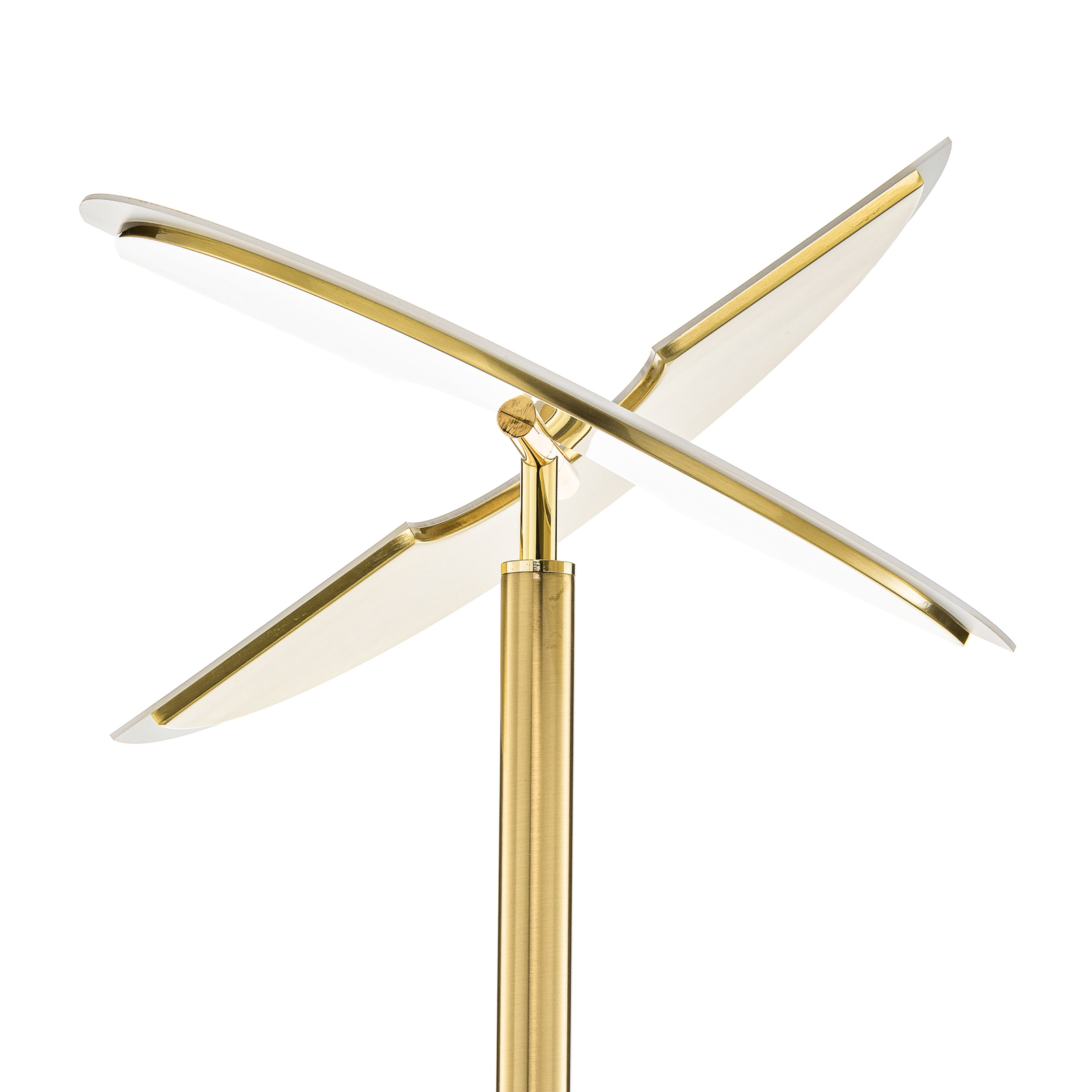 Lucande Kohen-LED-lattiavalo, Messinkiä, Lukuvarsi - Image 3