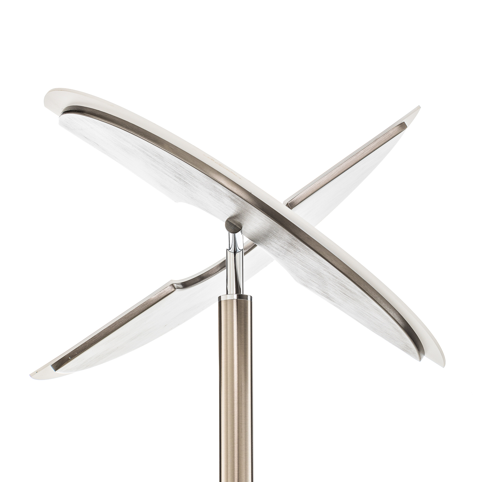 Lucande Kohen -LED-lattiavalo, Nikkeliä, Lukuvarsi - Image 3