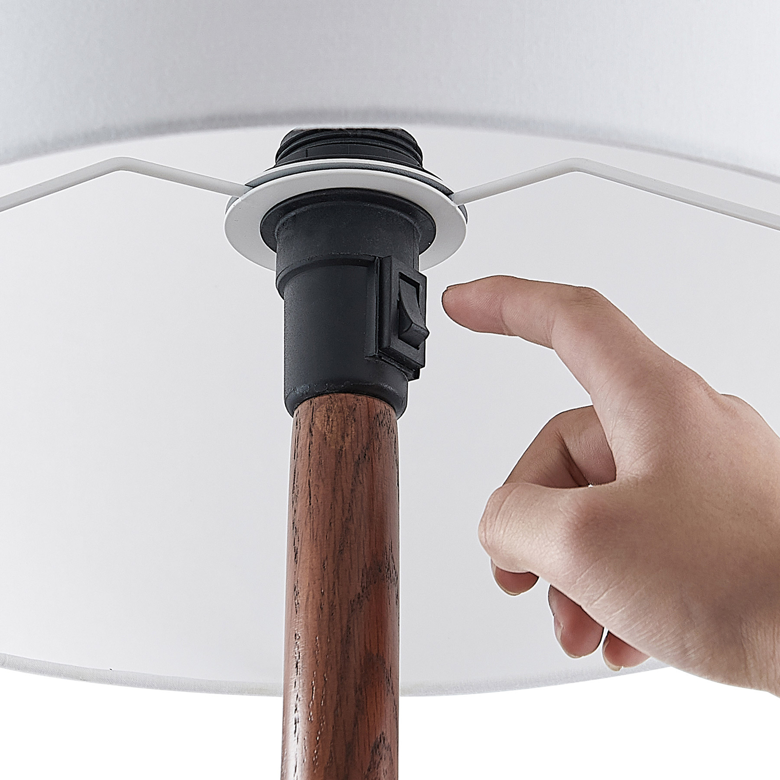 Lucande Larkira -lattiavalo, Pyöreä, 38 Cm - Image 6