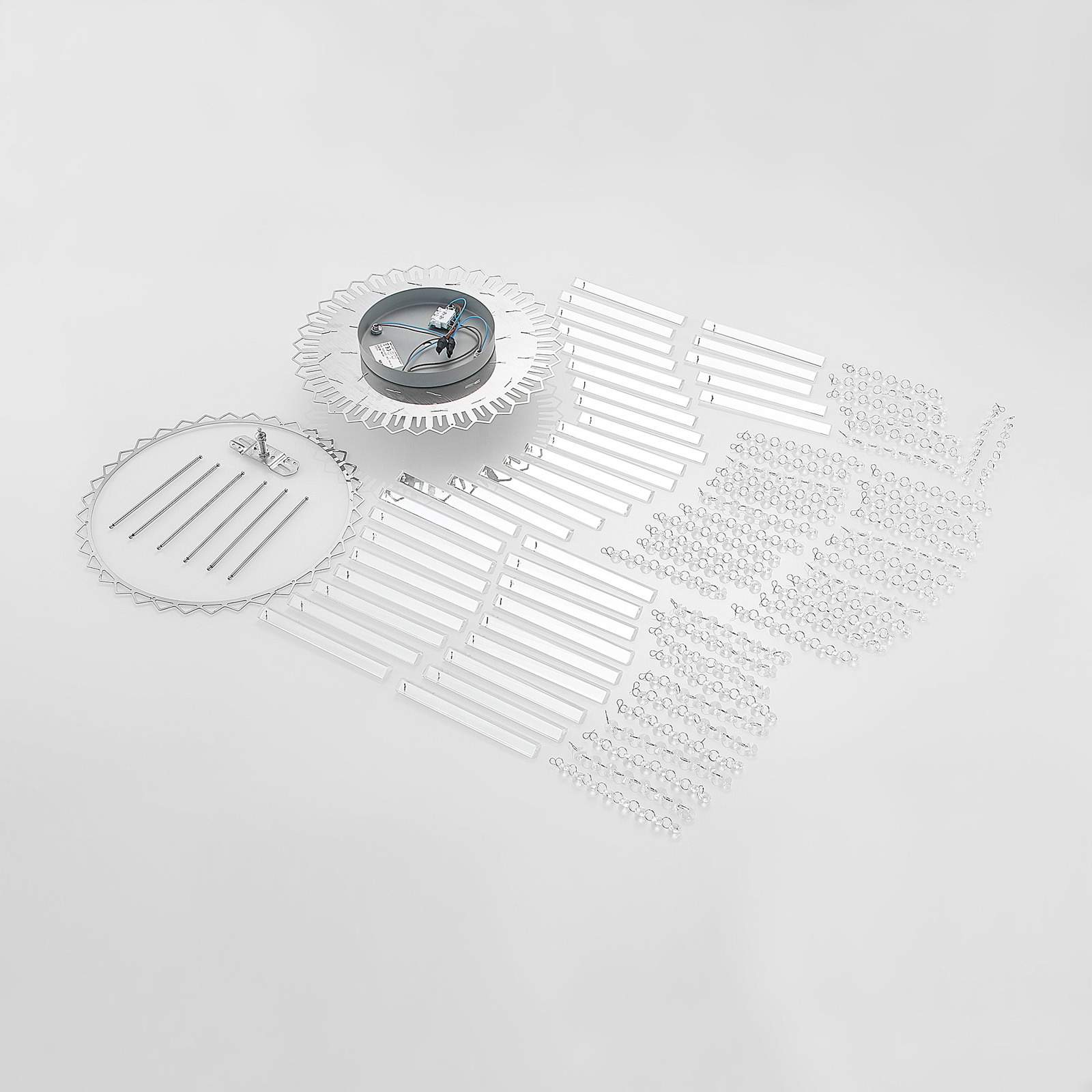 Lucande Limana -kristallikattovalaisin, 36 Cm - Image 3