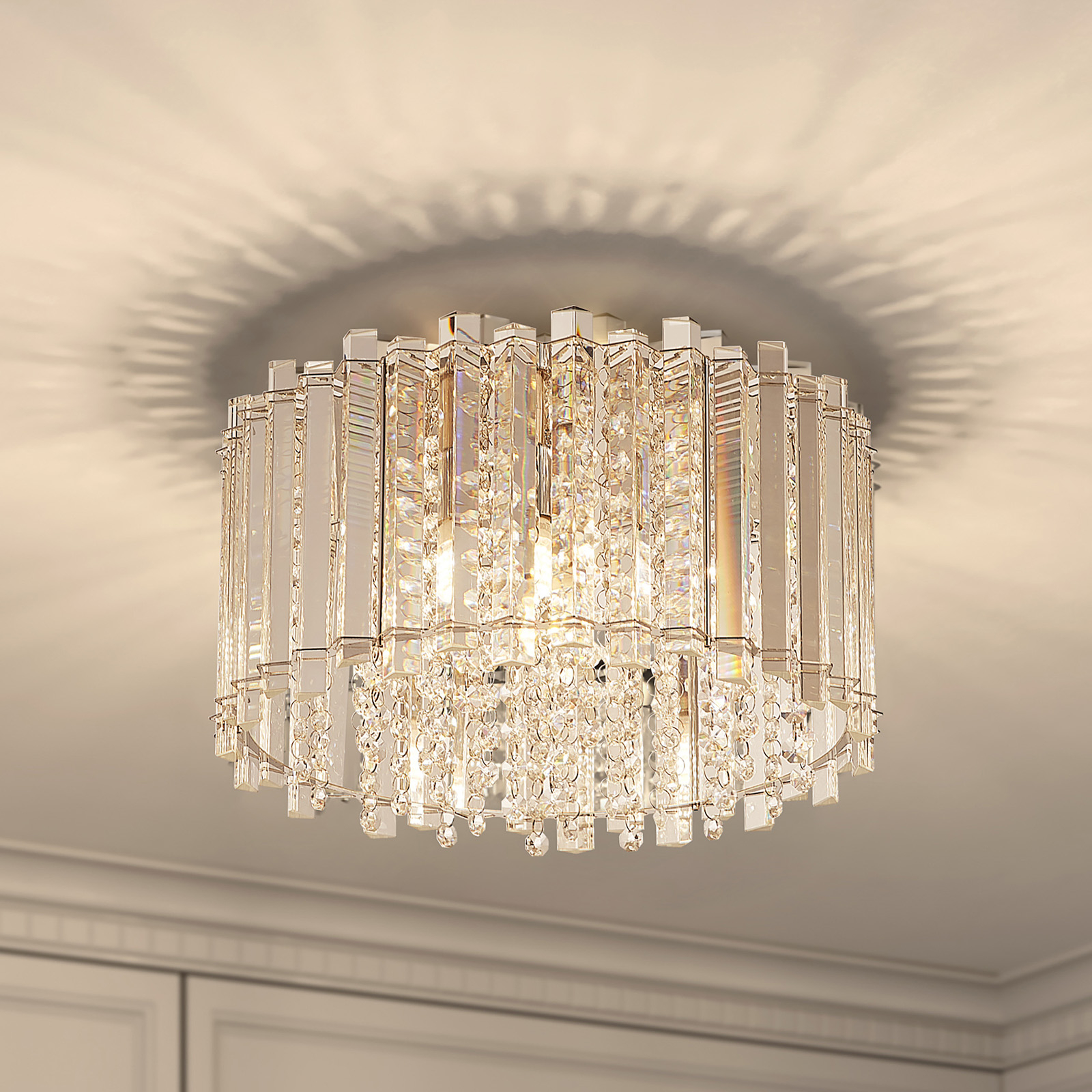 Lucande Limana -kristallikattovalaisin, 36 Cm - Image 9