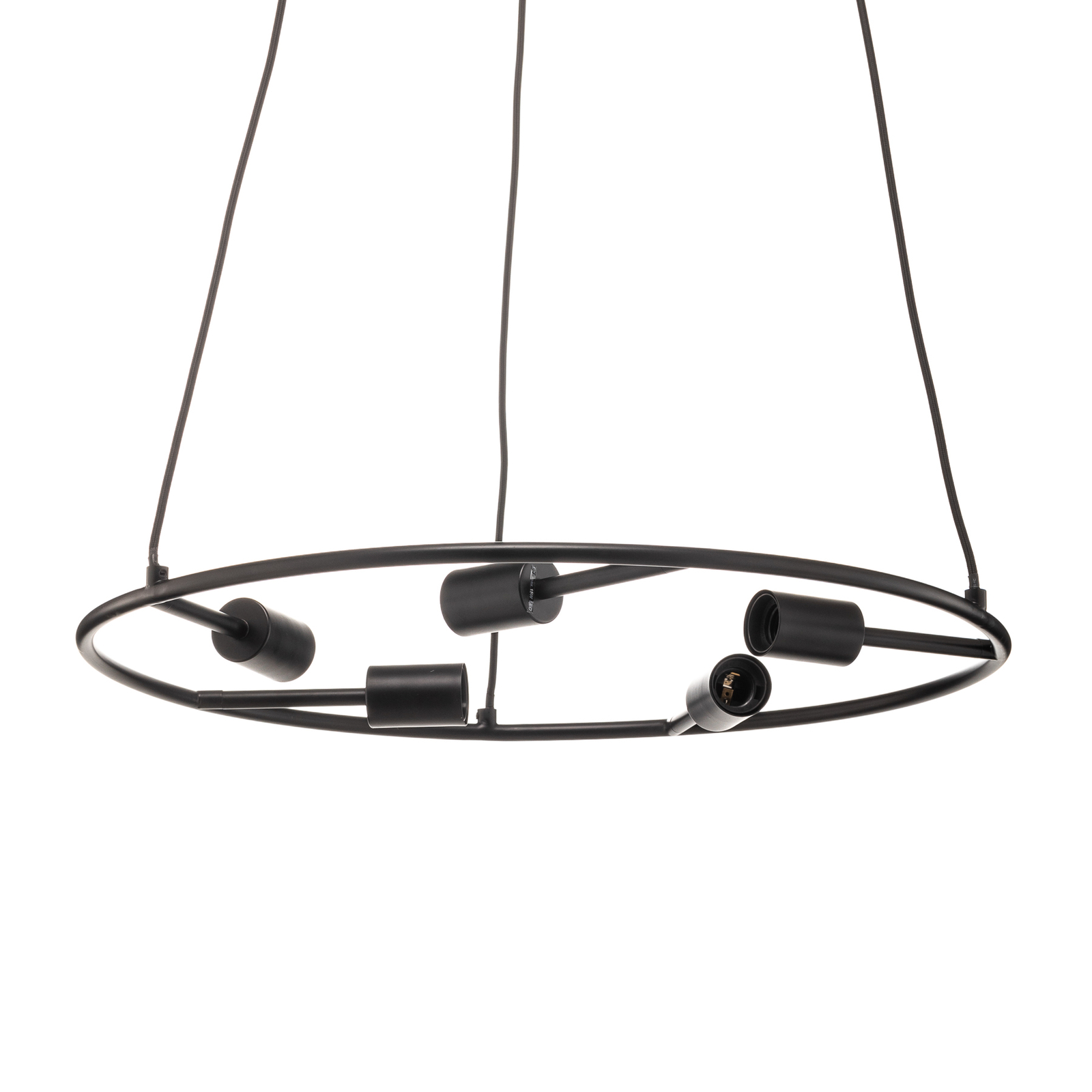 Lucande Linnard -riippuvalo, Rautaa, 5-lamppuinen - Image 4