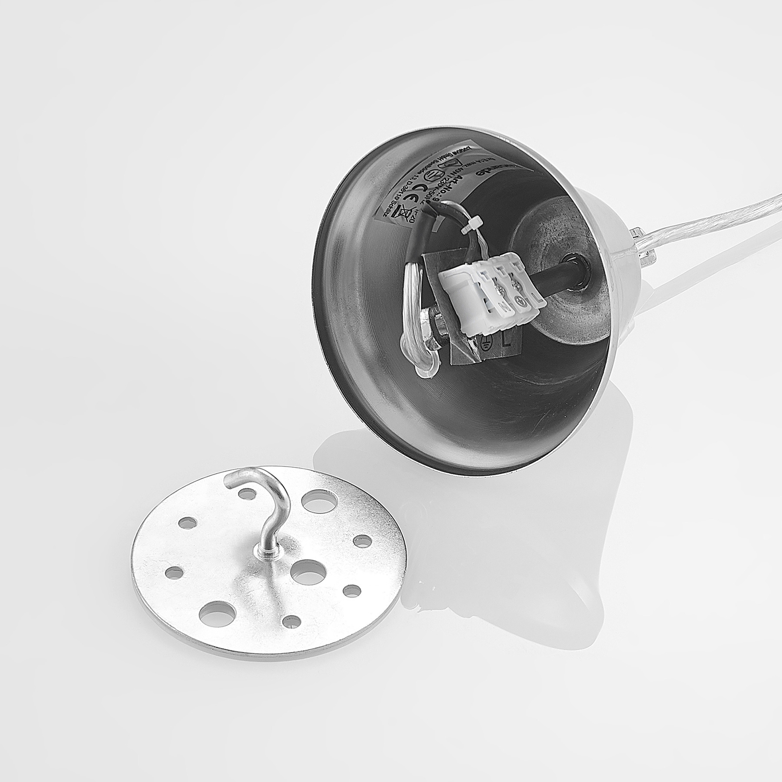 Lucande Linora -riippuvalo, Kristalli, Kromi - Image 8