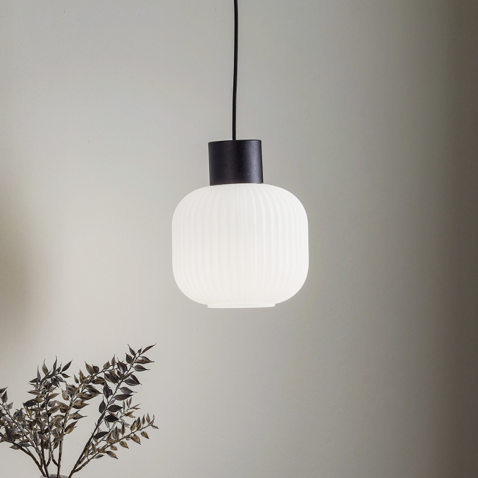 Lucande Lomeris -riippuvalo 1 Lamppu, Valkoinen - Image 9