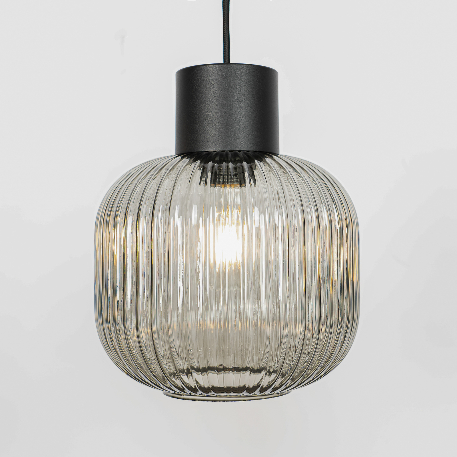 Lucande Lomeris-riippuvalo 3 Lamppua, Pitkä, Savu - Image 5