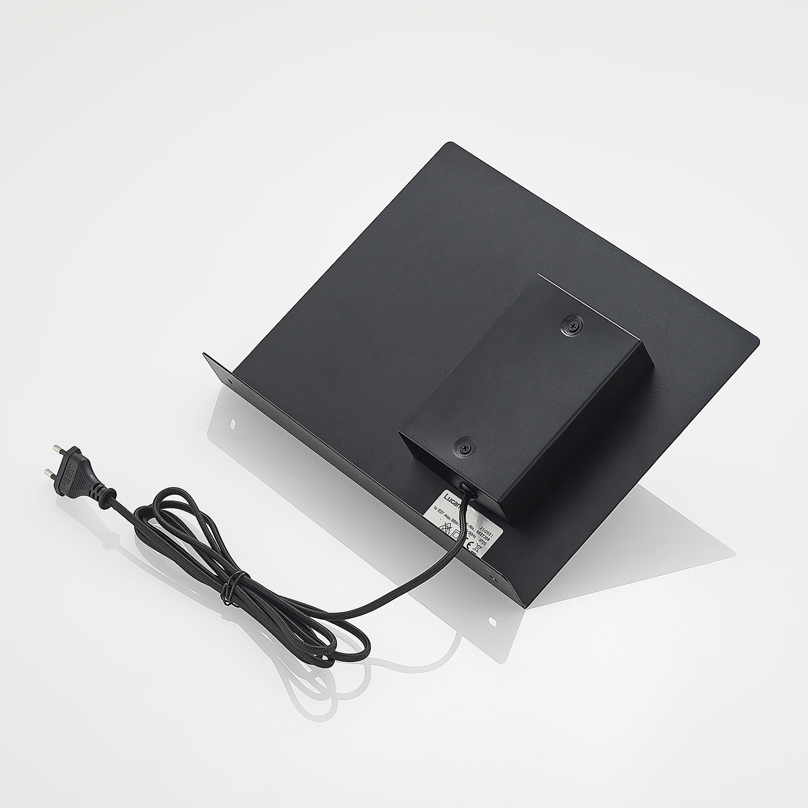 Lucande Malvina -seinälamppu, Taso, USB, Musta - Image 8