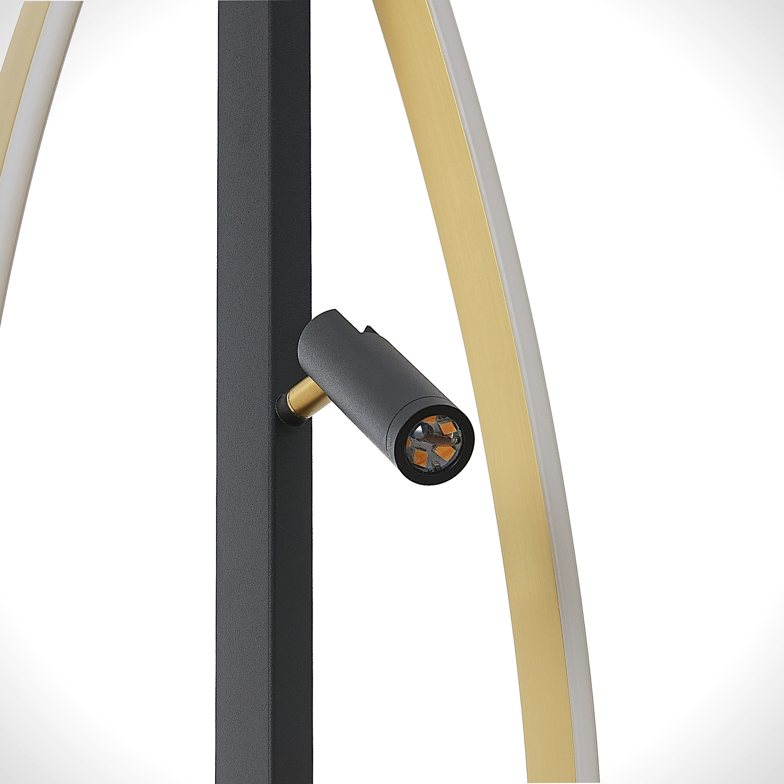 Lucande Matwei -LED-lattiavalo, Ovaali, Messinki - Image 4