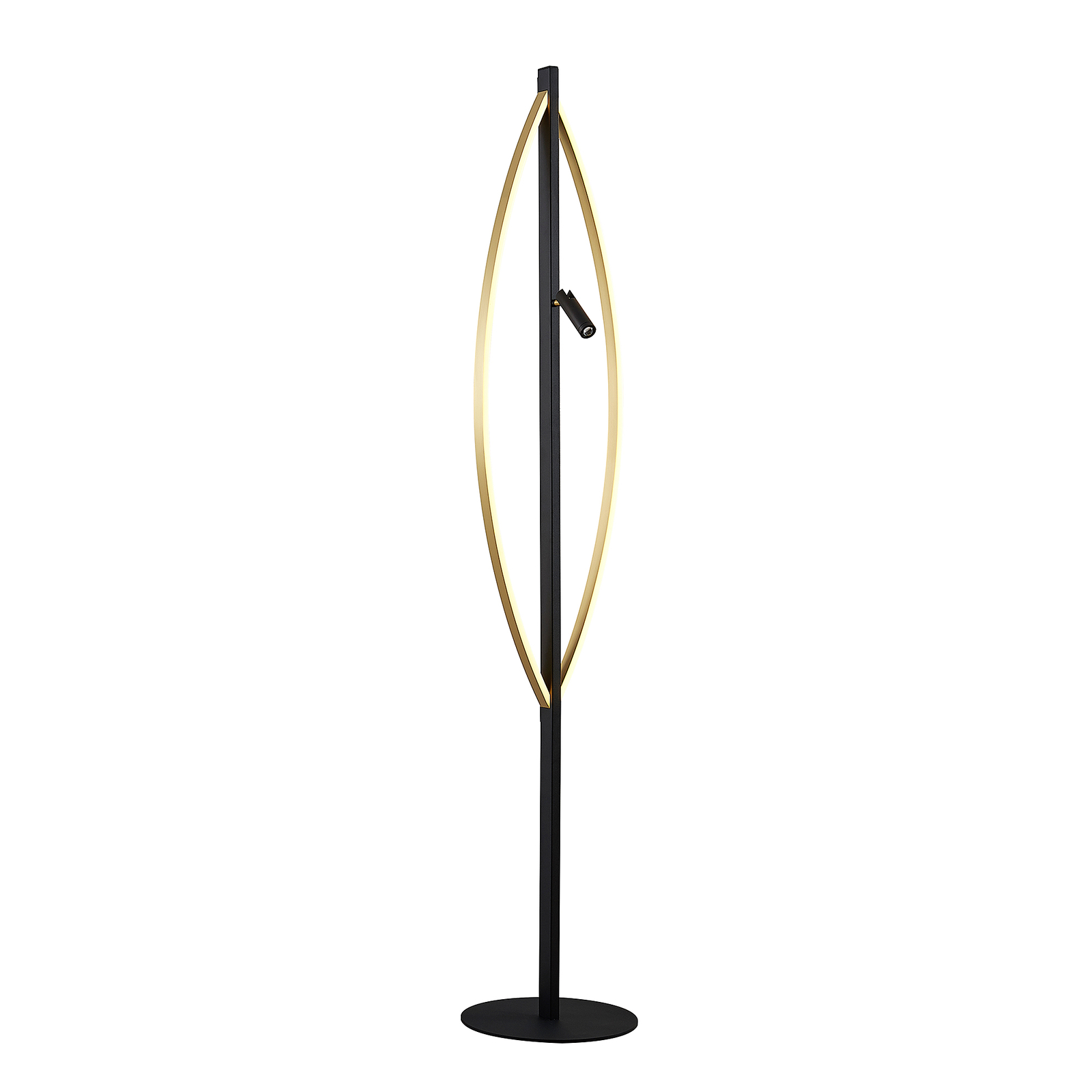 Lucande Matwei -LED-lattiavalo, Ovaali, Messinki - Image 5