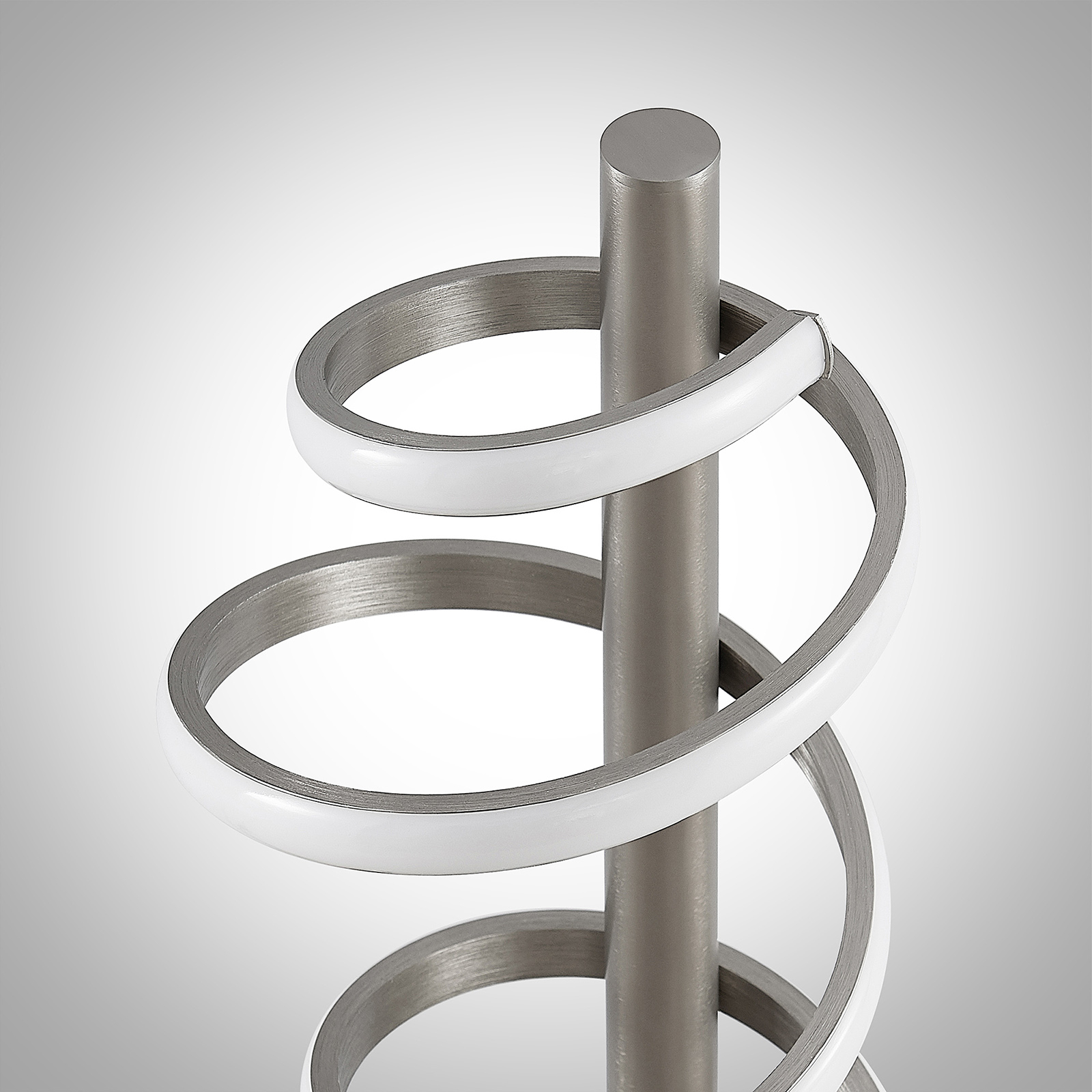 Lucande Milora -LED-pöytälamppu Satinoitu Nikkeli - Image 4