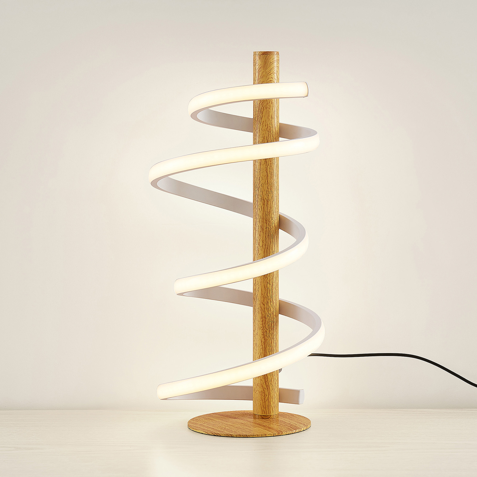 Lucande Milora -LED-pöytävalaisin, Tammi - Image 2