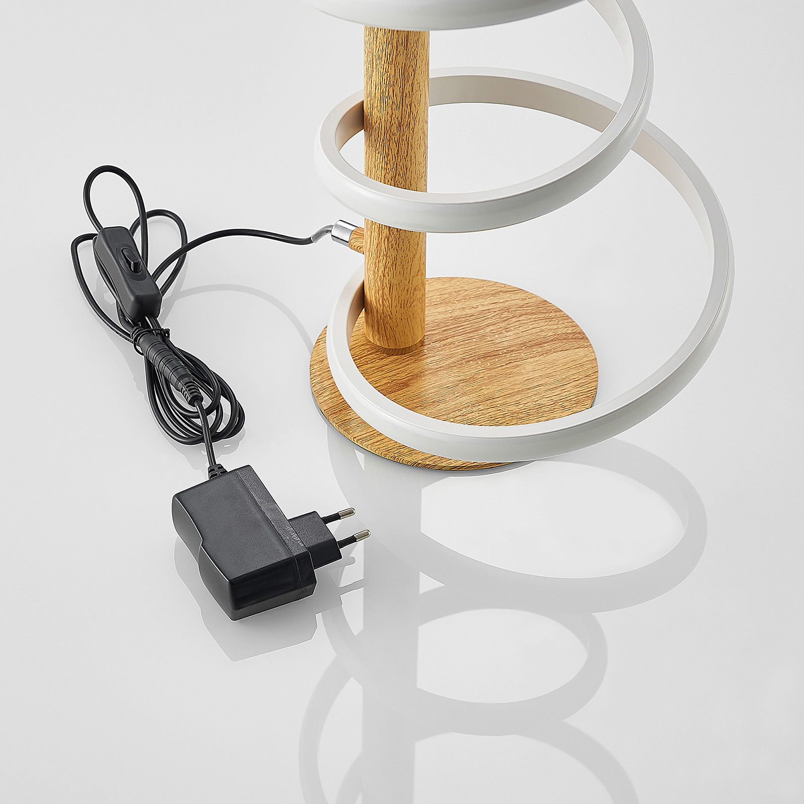 Lucande Milora -LED-pöytävalaisin, Tammi - Image 8