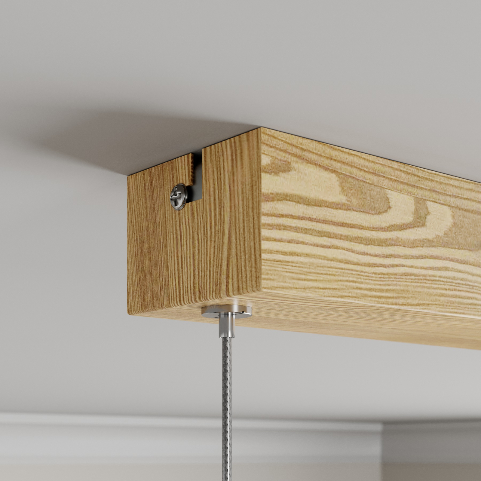 Lucande Milora -LED-riippuvalaisin, Tammi - Image 3