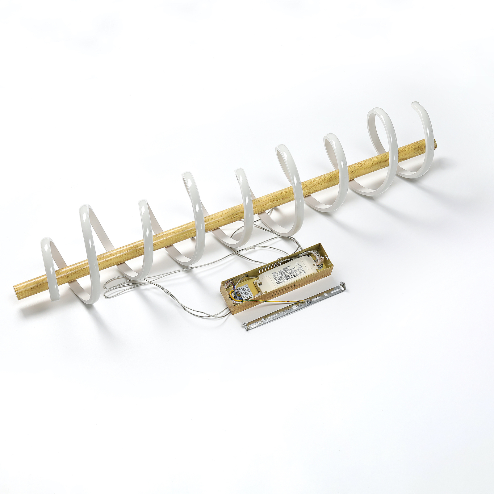 Lucande Milora -LED-riippuvalaisin, Tammi - Image 7