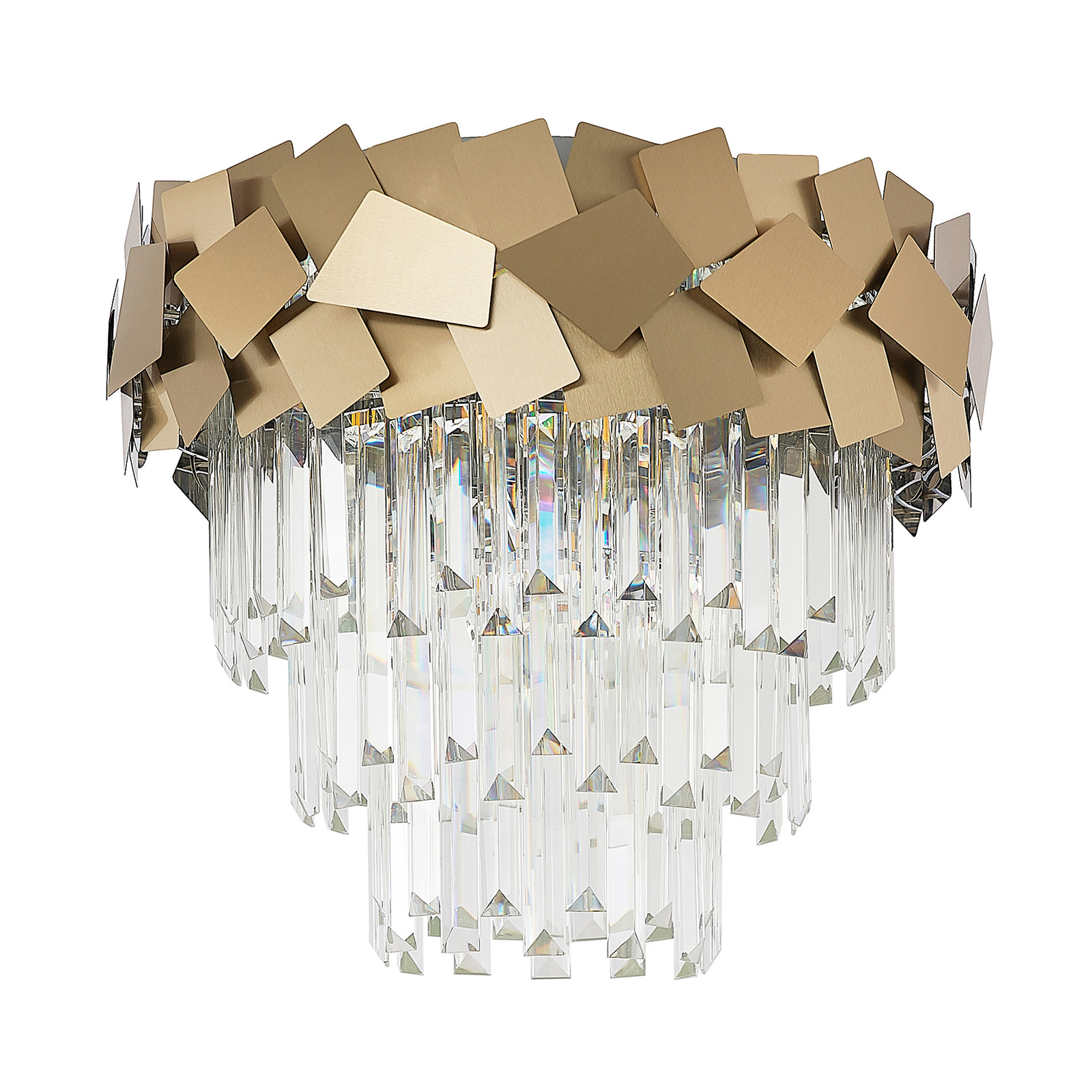 Lucande Miraia -kristallikattovalaisin, Kulta - Image 2