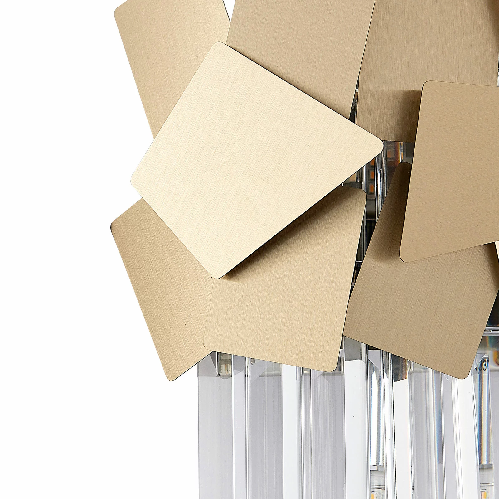 Lucande Miraia -kristalliseinävalaisin, Kulta - Image 5