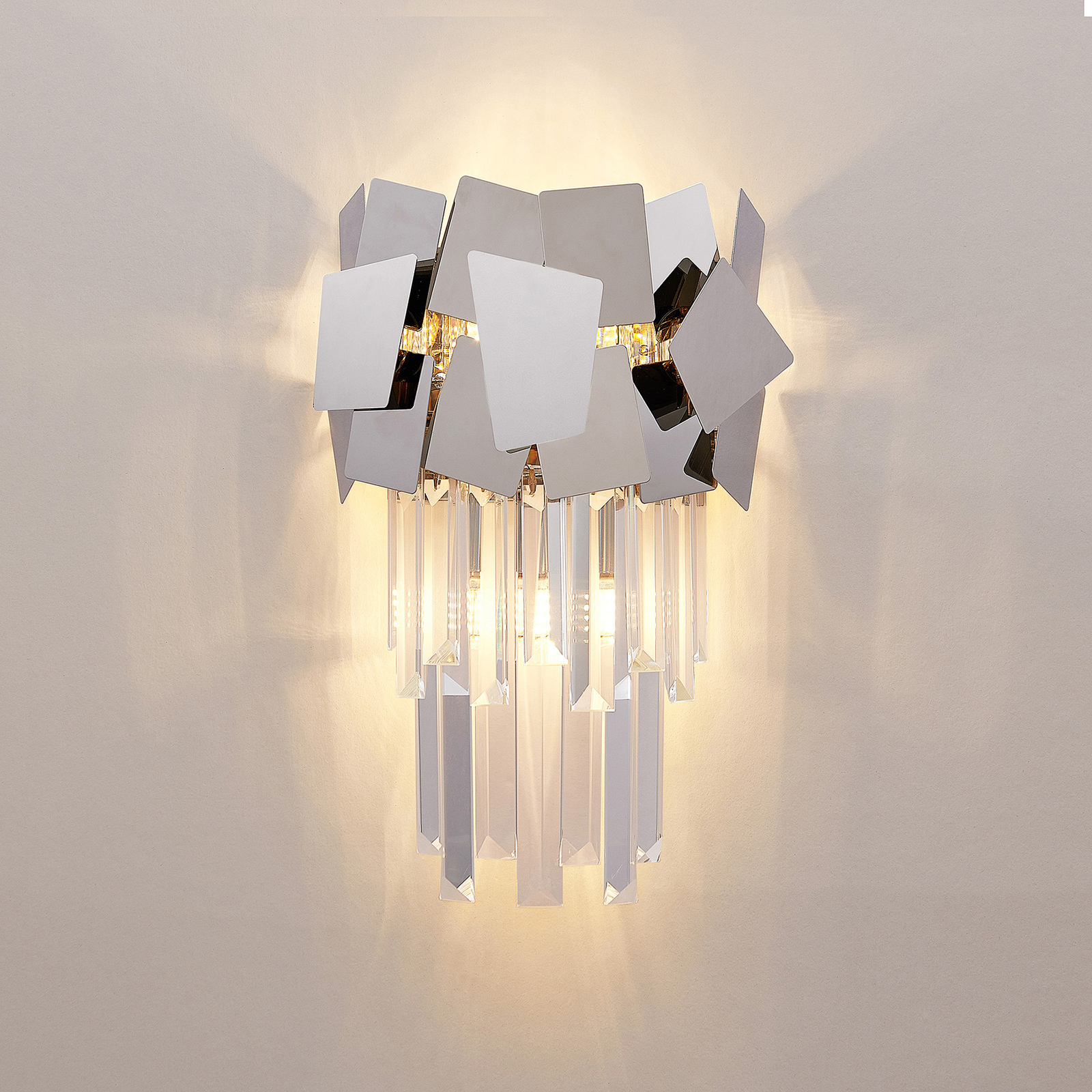 Lucande Miraia -kristalliseinävalaisin, Peilipinta - Image 4